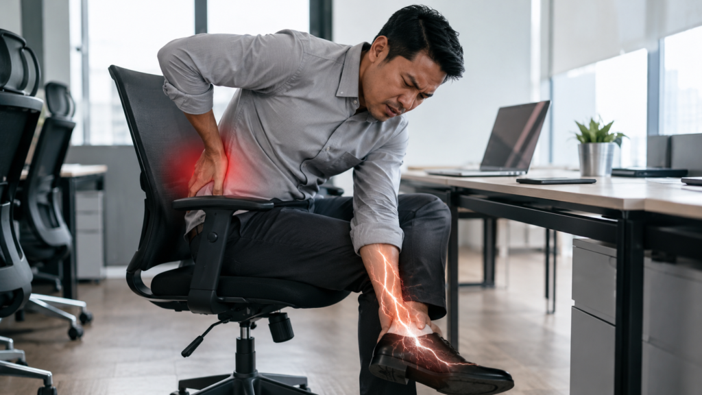 Slipped Disc or Lower Back Pain? 7 Warning Signs You Should Know 5 Numbness or Tingling in Your Leg or Foot