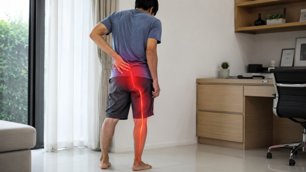 Slipped Disc or Lower Back Pain? 7 Warning Signs You Should Know 4 The Pain Shoots Down One Leg