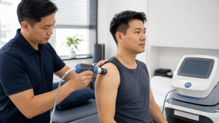 Shockwave therapy in Petaling Jaya at TIO Chiro & Physio